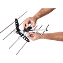 Ver imagem 7 de Kit Antena Externa Uhf Hdtv Intelbras Ae5010 Digital Com Cabo 10 Metros