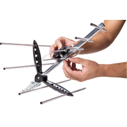 Kit Antena Externa Uhf Hdtv Intelbras Ae5010 Digital Com Cabo 10 Metros - 4 Kit Antena Externa Uhf Hdtv Intelbras Ae5010 Digital Com Cabo 10 Metros - 4