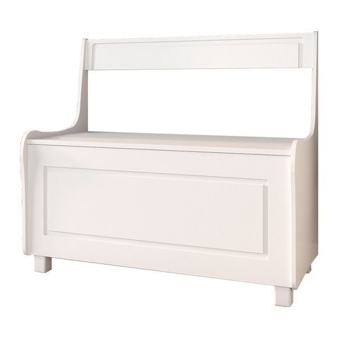 Caixa para Lenha Branca 80cm Darmovel Móveis