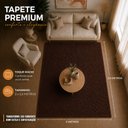 Ver imagem 3 de Tapete Sala Milano Soft Castor com Antiderrapante:2.00 x 2.50