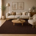 Ver imagem 7 de Tapete Sala Milano Soft Castor com Antiderrapante:2.00 x 2.50
