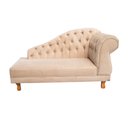 Ver imagem 1 de Sofá Chesterfield Elisabeth Divã 1,60m- Suede Nude / decoração, sala, consultório, psicólogo