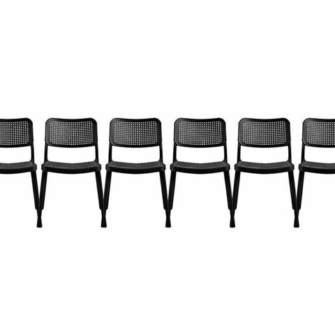 Kit com 6 Cadeiras para Sala de Jantar Mera