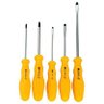 Jogo de Chaves de Fenda e Philips com 5 Peças Amarelo - Brasfort - 1