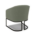 Ver mais imagens de Poltrona para Sala Industrial Preto Kit 2 Stella Bouclê Menta D03 - D'Rossi