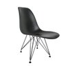 Conjunto Com 2 Cadeiras Eames Eiffel Preta Empório Tiffany Base Preta - 6