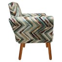Ver imagem 3 de Poltrona Decorativa Dora Estampado Zig Zag Color D57 - D'Rossi