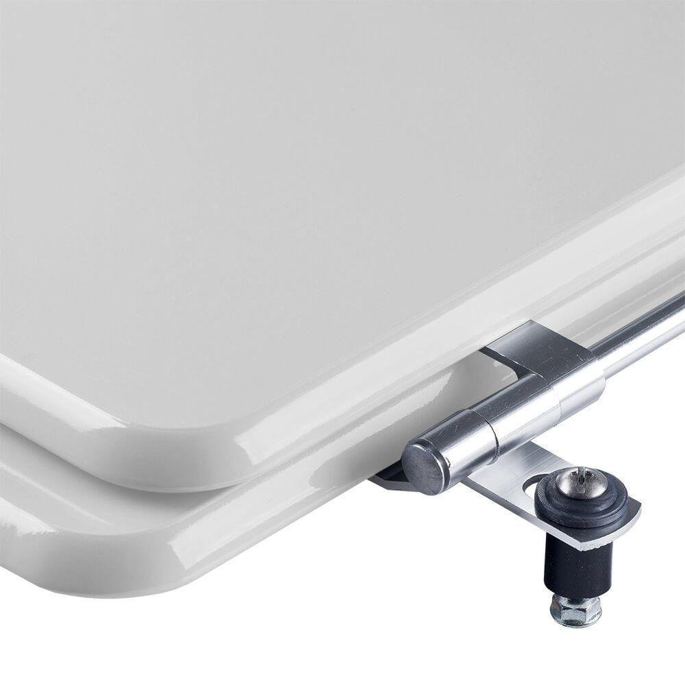 Assento Sanitário Poliester Fiore Cinza Platina para Vaso - 3