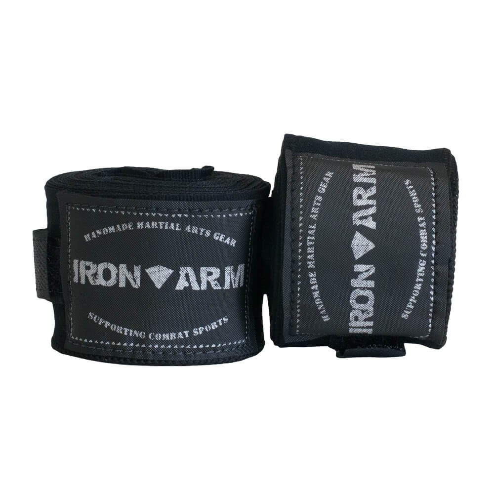 Kit Luva de Boxe Pro Brown Bull Cadarço + Bandagem Preta 3m + Protetor Bucal - 2