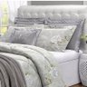 Kit Colcha Queen Papillons 7 Peças Algodão 200 Fios Casaborda Cinza - 3