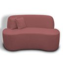 Ver imagem 3 de Sofá Curvo 2 Lugares Feijão Forma Orgânica Bouclé Maranata