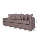 Ver imagem 6 de Sofá Living Laguna 2,80m com Capa Removível Lavável