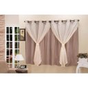 Ver imagem 1 de Cortina Blackout PVC com Voil Corta Luz 2,80M x 1,80M