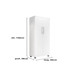 Armario Multiuso Saara Branco Brienza - 4