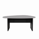 Ver imagem 5 de Mesa Orgânica 1,83m x 1,00m para Reunião com Pés em Metal F5 Office Cinza/Sagrado com Preto