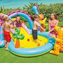Ver imagem 2 de Piscina Playground Mundo Encantado Dos Dinossauros 290 Litros - Intex