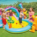 Ver imagem 4 de Piscina Playground Mundo Encantado Dos Dinossauros 290 Litros - Intex
