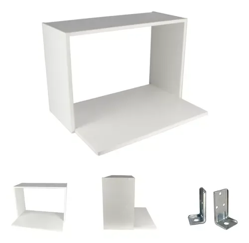 Nicho Suporte de Parede para Microondas e Forno Mdf Madeira - 1