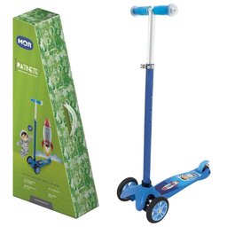 Patinete Infanto Juvenil 3 Rodas 50 Kg - Mor - Azul - 4