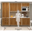 Ver imagem 3 de Cozinha Modulada Completa com 5 Peças e Tampo Sofia Luciane Móveis