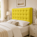 Ver imagem 2 de Cabeceira Ana Estofada Suede p/ Cama Box Casal King 195cm Quarto