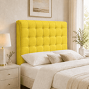 Ver imagem 4 de Cabeceira Ana Estofada Suede p/ Cama Box Casal King 195cm Quarto