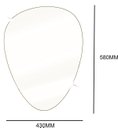 Ver imagem 4 de Espelho Decorativo Organico Lapidado 580x430 Moderno