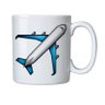 Caneca de Porcelana Aviao Emoji - 1