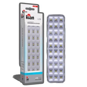 Luminária Emergência Portátil 1,5w Branca Fria