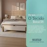 Puff Recamier Baú Versallies 200 Cm para Sala Quarto Pé de Cama Hall de Entrada Bouclé Premium Luxo - 7