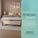 Ver imagem 7 de Puff Recamier Baú Versallies 200 Cm para Sala Quarto Pé de Cama Hall de Entrada Bouclé Premium Luxo