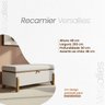 Puff Recamier Baú Versallies 200 Cm para Sala Quarto Pé de Cama Hall de Entrada Bouclé Premium Luxo - 8
