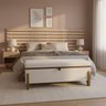 Puff Recamier Baú Versallies 200 Cm para Sala Quarto Pé de Cama Hall de Entrada Bouclé Premium Luxo - 1