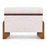 Puff Recamier Baú Versallies 200 Cm para Sala Quarto Pé de Cama Hall de Entrada Bouclé Premium Luxo - 3