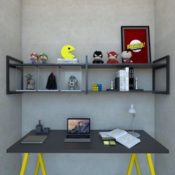 Prateleira estilo Industrial livros suporte industrial prateleira de parede prateleira mdf - 1