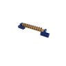 Barramento de Neutro, Cobre, 10p 80a 500v, Cor Azul, (1un) - 1