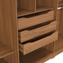 Ver imagem 5 de Guarda-Roupa Casal 6 Portas 3 Gavetas 100% MDF Memphis 246 cm - Canella