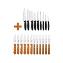 Ver imagem 1 de KIT - Jogo De Churrasco Inox 12 Peças Dynamic + 1 Conjunto Facas 9pç - Tramontina