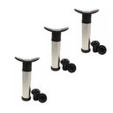 Ver imagem 1 de 3 Conjuntos Kit Bomba A Vácuo Para Vinho Com 2 Rolhas Tampa