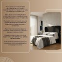 Ver imagem 5 de Cabeceira Cama Box Solteiro 90cm Aurora Estofada Boucle com Sapatas Plásticas Linha Premium