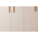 Ver imagem 7 de Guarda Roupa Casal 4 Portas e 2 Gavetas C/ Pés Espanha Naturale/off White - Rufato