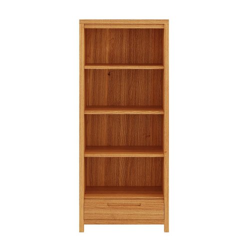 Conjunto Sala Jantar Nature: Cristaleira, Mesa, Banco e Cadeiras Madeira Pinus Rústico Claro