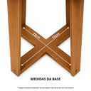 Ver imagem 6 de Mesa de Jantar Redonda Off White Onix 110cm para 4 Lugares Gabilitte