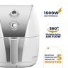 Fritadeira Air Fryer Britânia 5l Branca Redstone 1500w 127v - 3