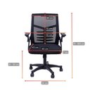 Ver imagem 4 de Cadeira de Escritório Comfy Prizi - Preta