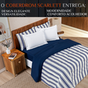 Ver imagem 2 de Coberdrom King Size Grosso Scarlett Malha 100%algodao Fofinho Marin:azul