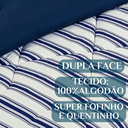 Ver imagem 3 de Coberdrom King Size Grosso Scarlett Malha 100%algodao Fofinho Marin:azul