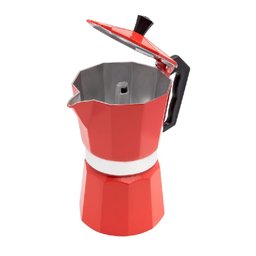 Cafeteira Italiana Vermelha 6 Xícaras - Mimo Style - 3