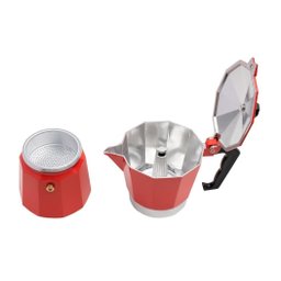 Cafeteira Italiana Vermelha 6 Xícaras - Mimo Style - 5