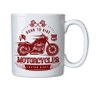 Caneca de Porcelana Born to Ride Motorcycles Moto - 1